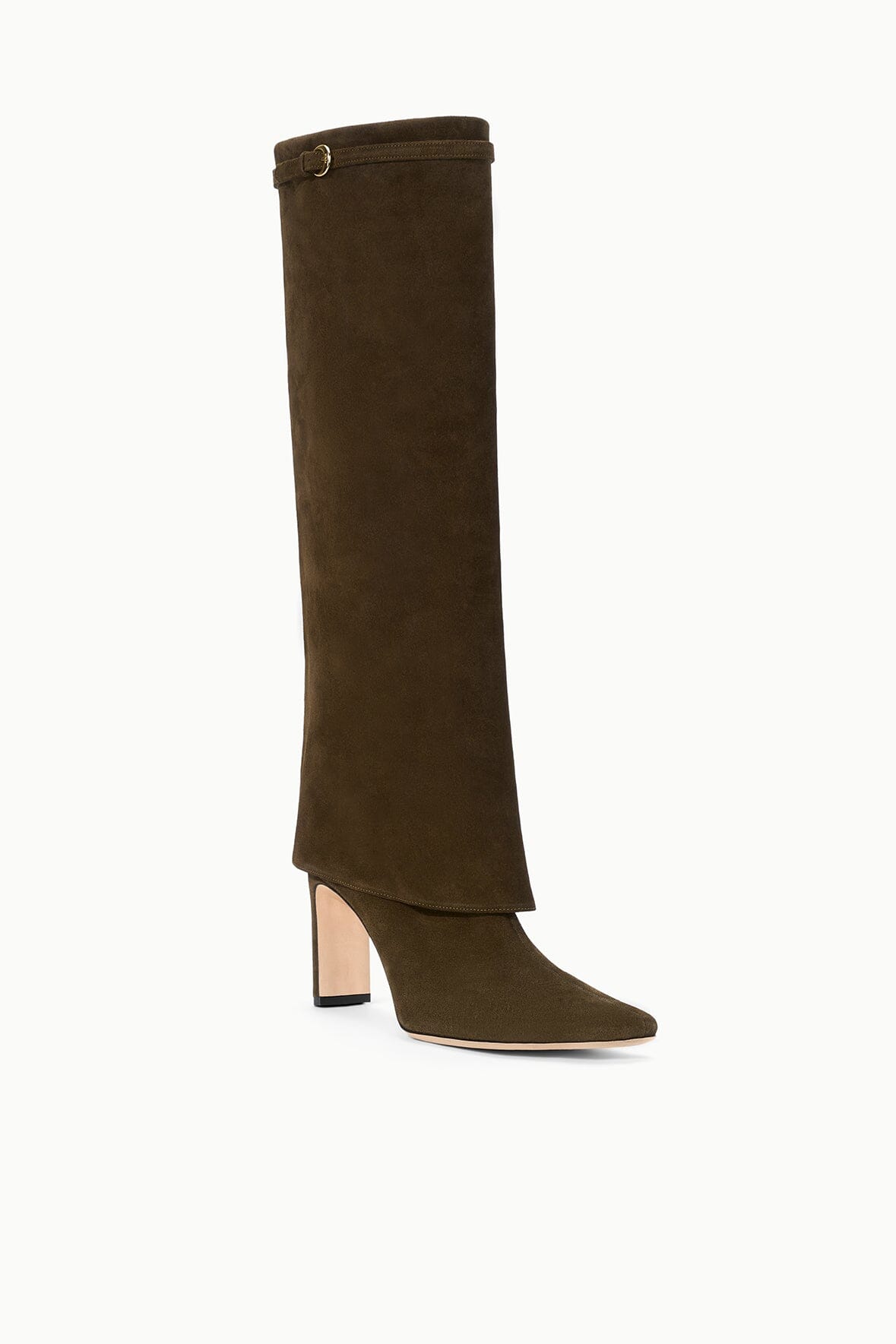 Wally Foldover High Heel Boot Truffle | STAUD Smart Buy