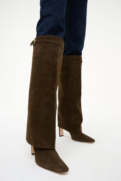 Wally Foldover High Heel Boot Truffle | STAUD Smart Buy