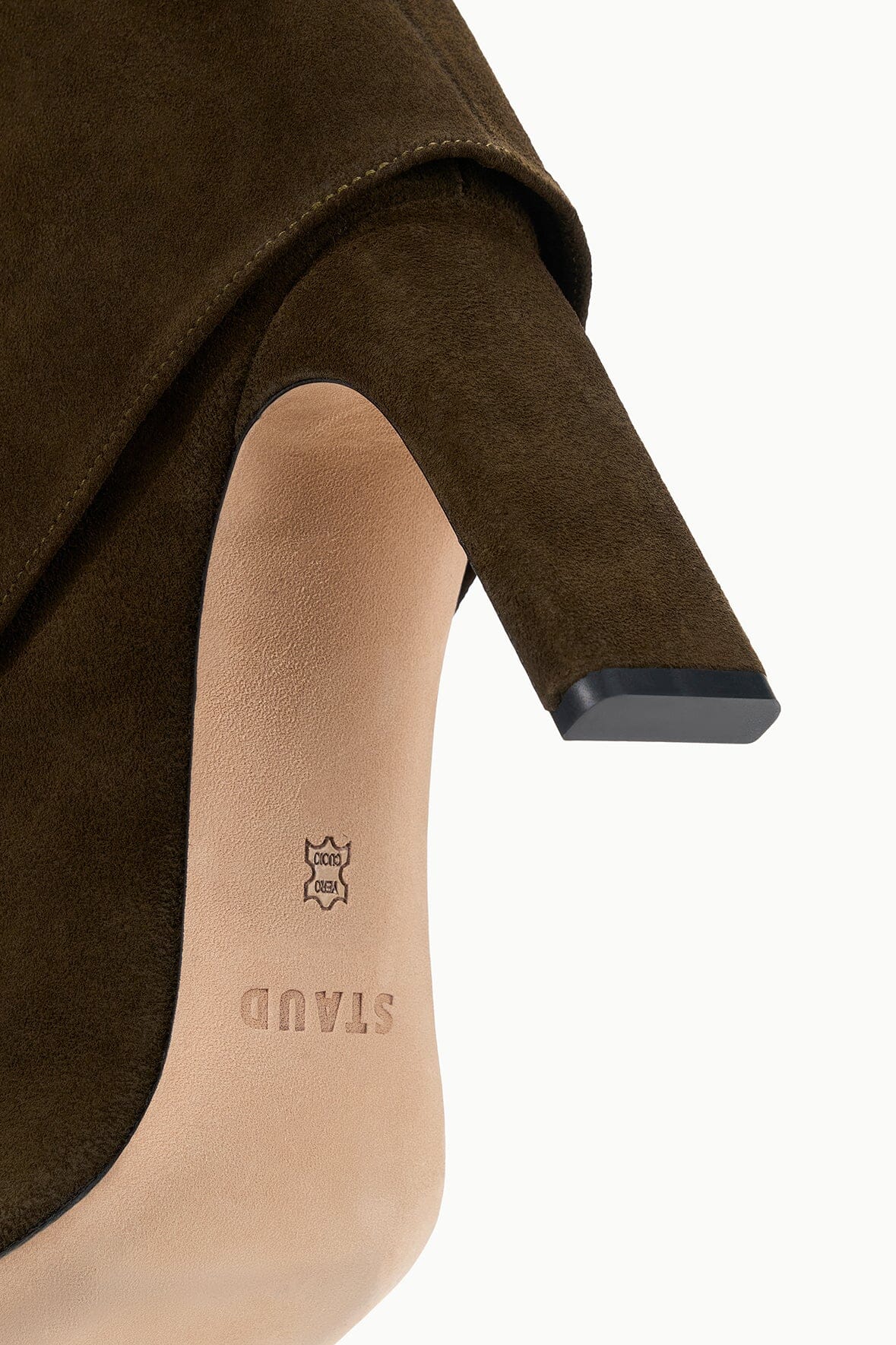 Wally Foldover High Heel Boot Truffle | STAUD Smart Buy