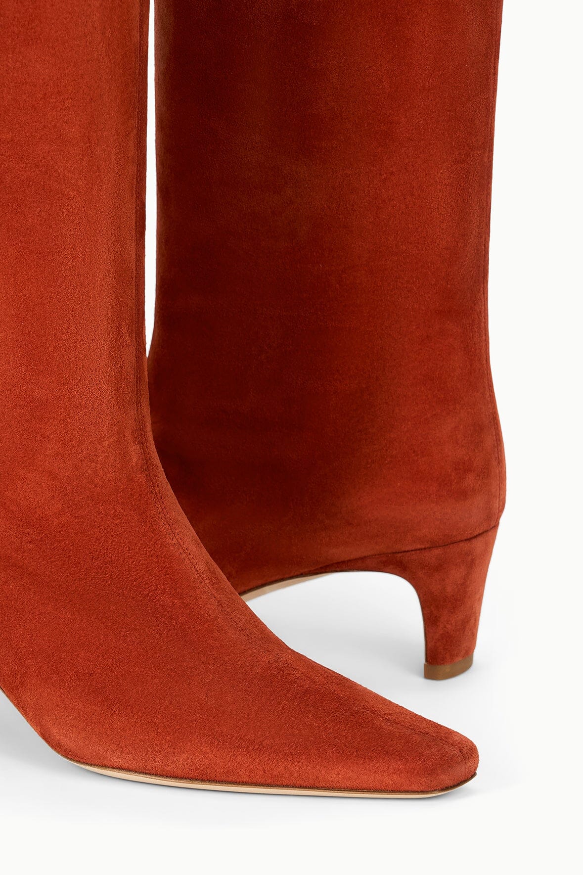 Wally Boot Auburn Suede | STAUD Exclusive