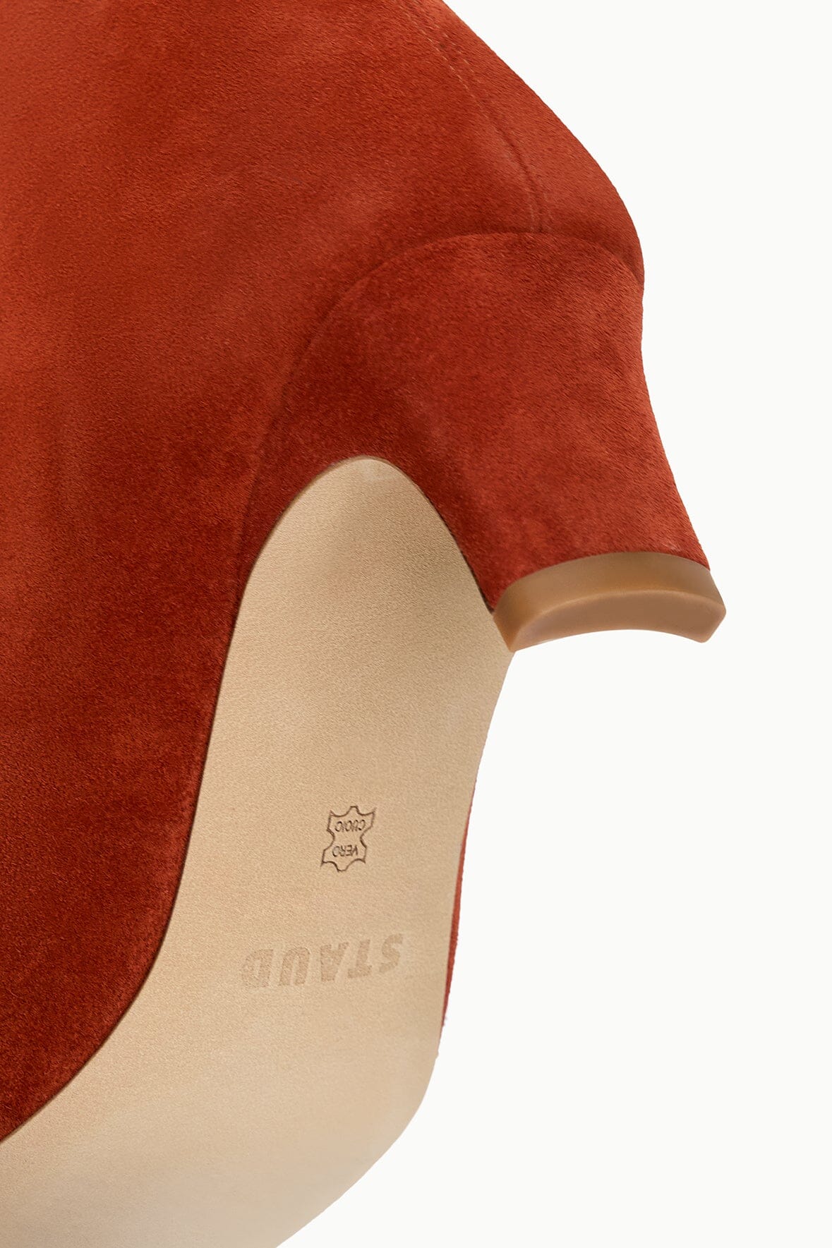 Wally Boot Auburn Suede | STAUD Exclusive