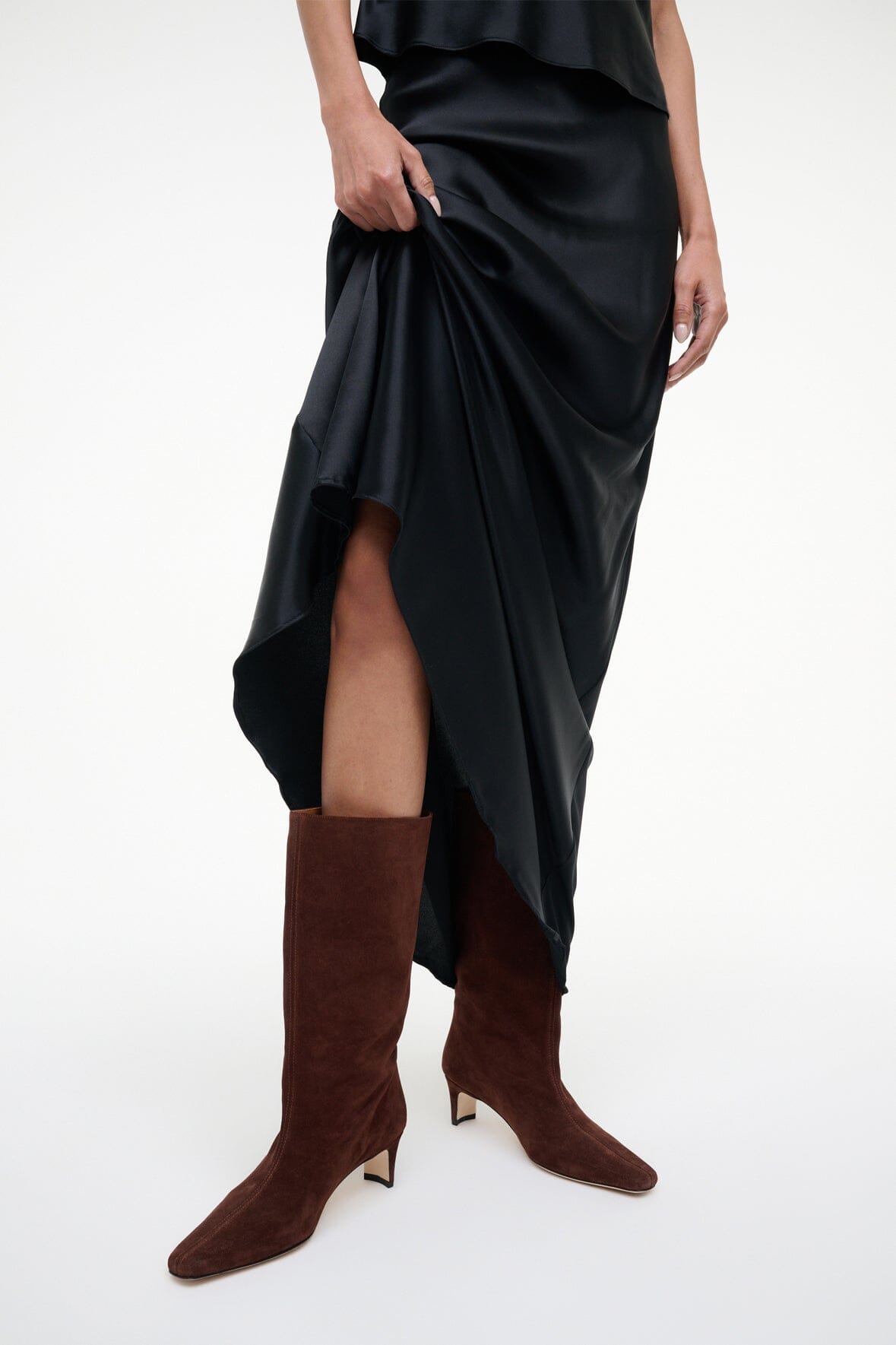 Midcalf Wally Boot Mahogany | STAUD Quality