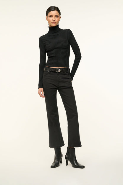 Hendrix Ankle Boot Black | STAUD Top Pick