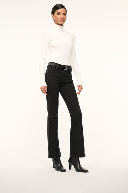 Hendrix Ankle Boot Black | STAUD Top Pick