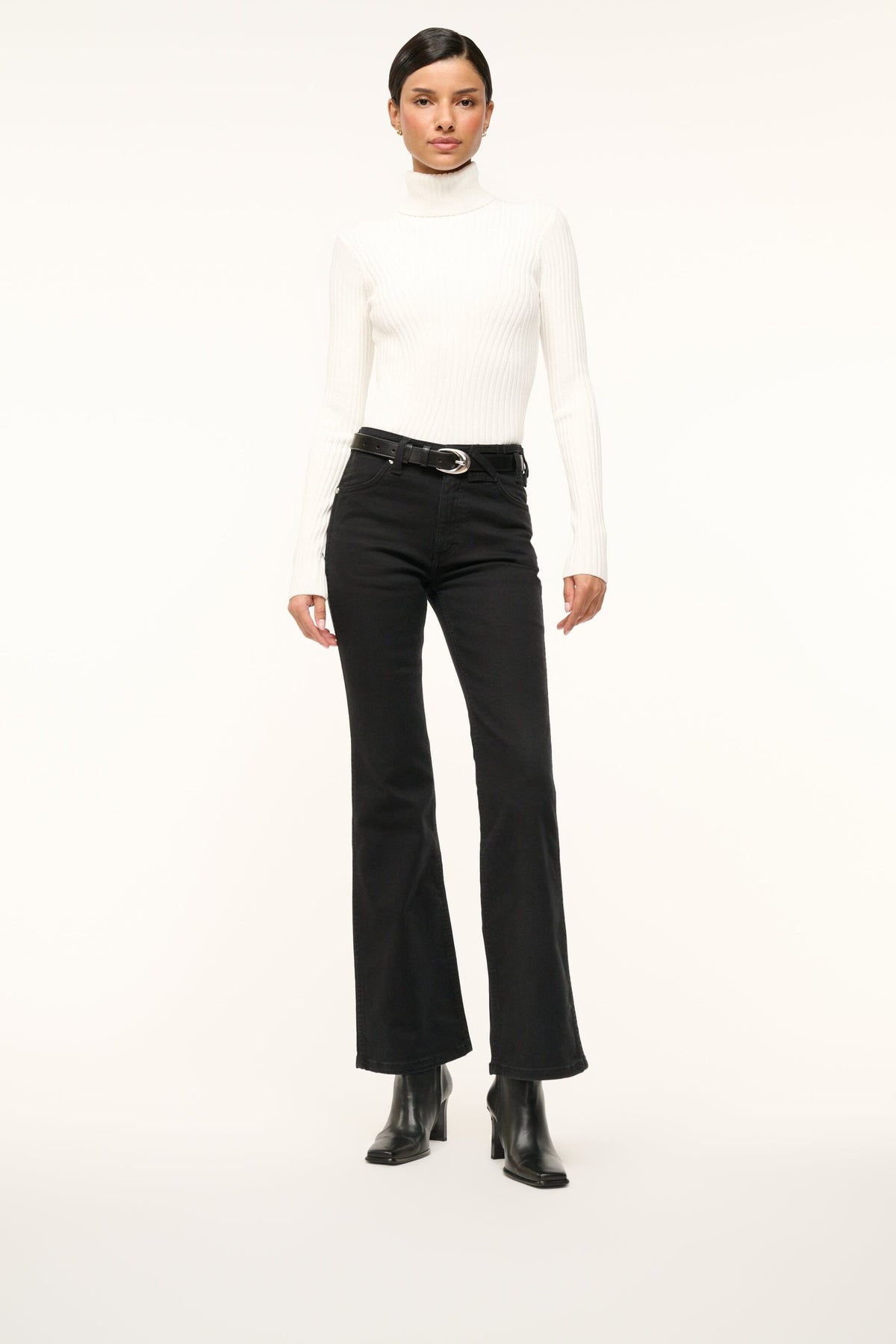 Hendrix Ankle Boot Black | STAUD Top Pick