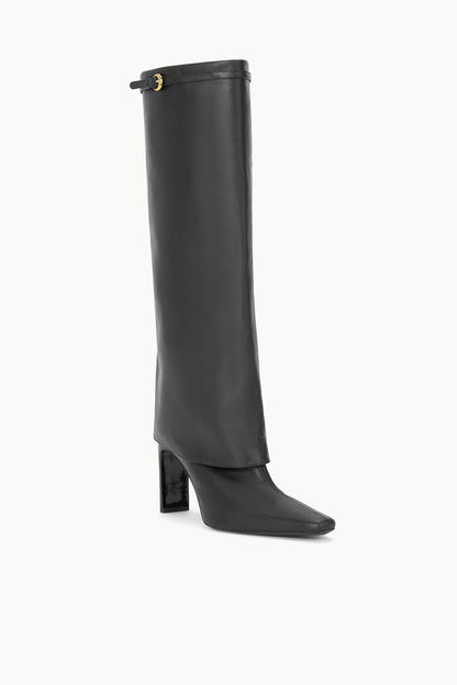 Wally Foldover High Heel Boot Black | STAUD Latest