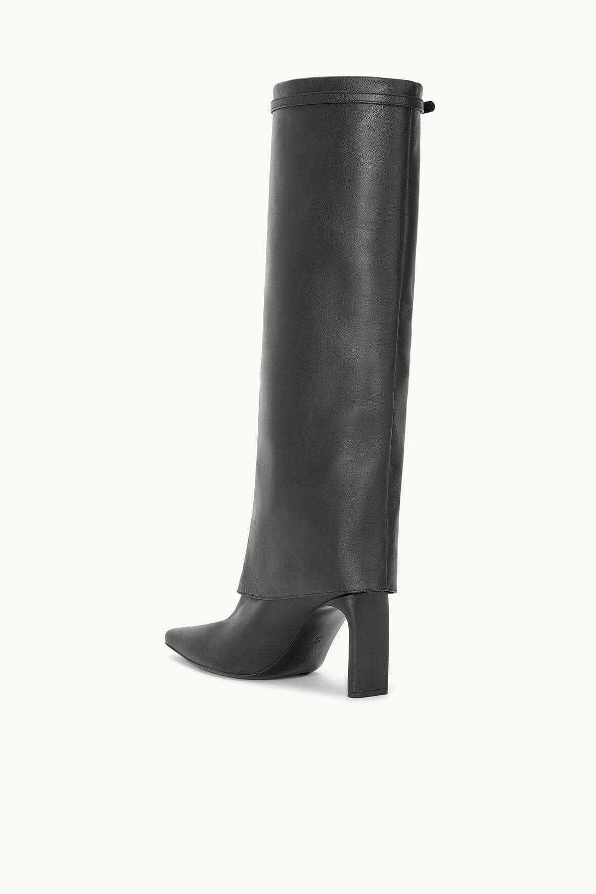 Wally Foldover High Heel Boot Black | STAUD Latest