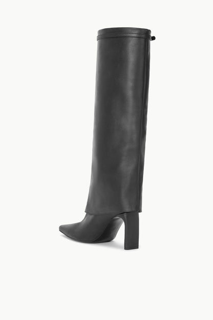 Wally Foldover High Heel Boot Black | STAUD Latest