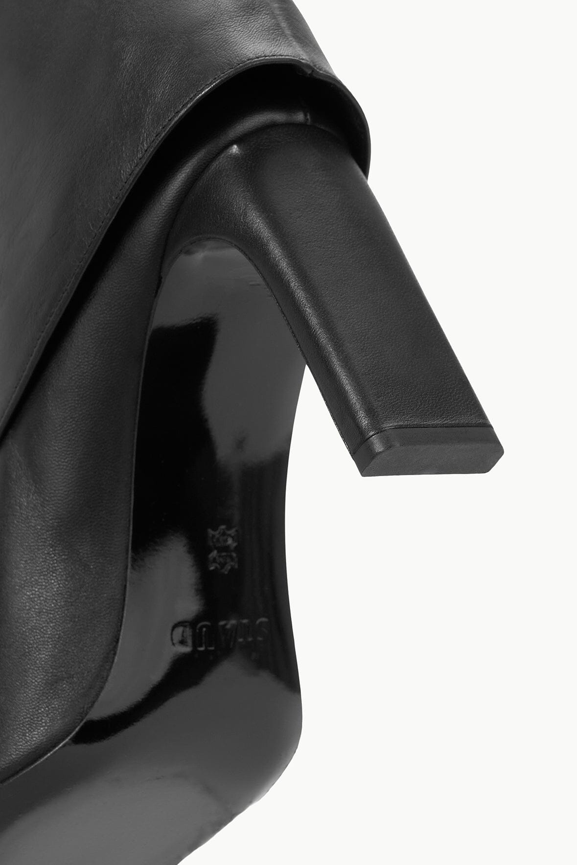 Wally Foldover High Heel Boot Black | STAUD Latest