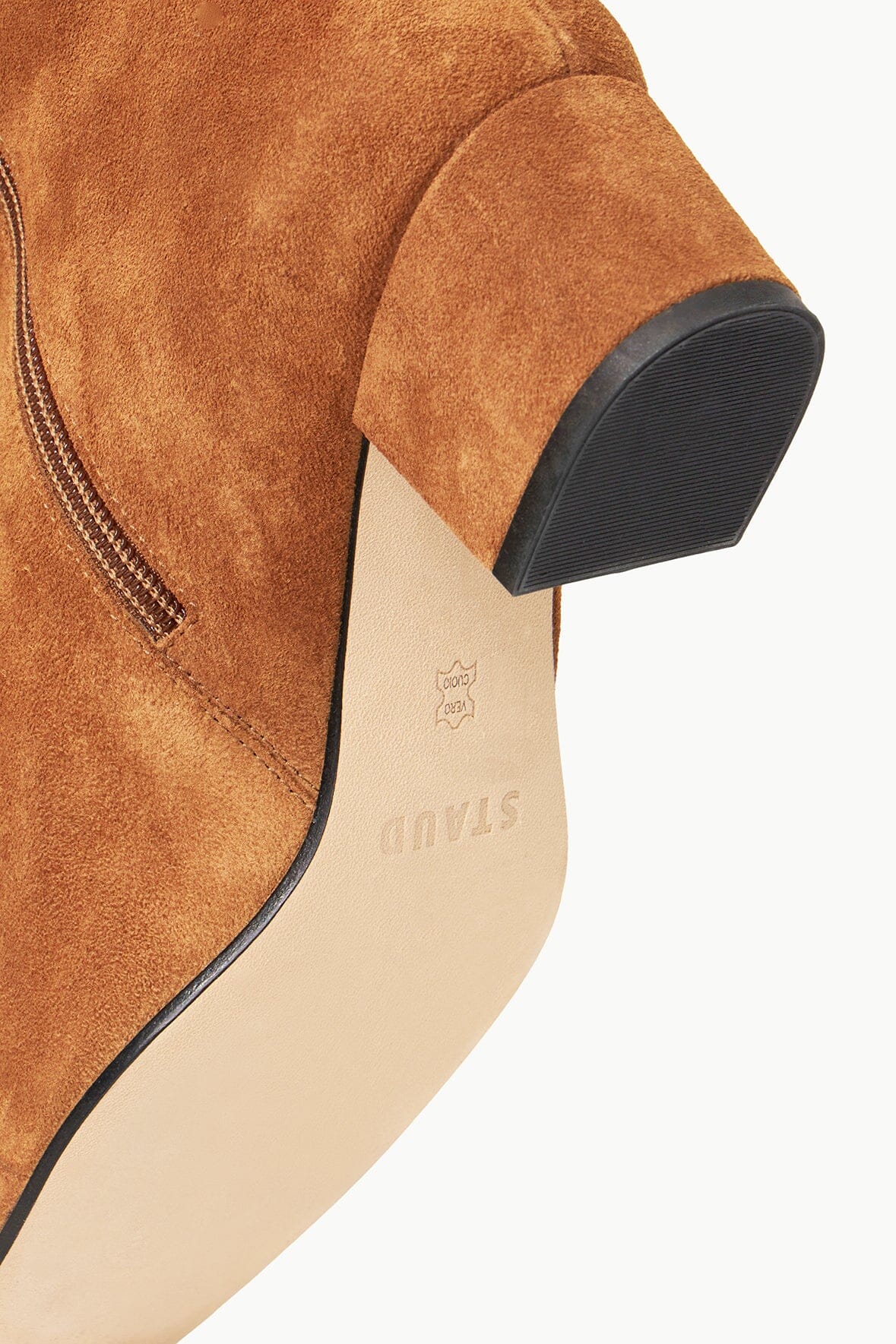 Aimee Short Boot Tan Suede | STAUD Value