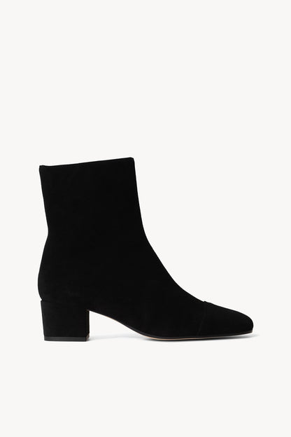 Aimee Short Boot Black Suede | STAUD Quality