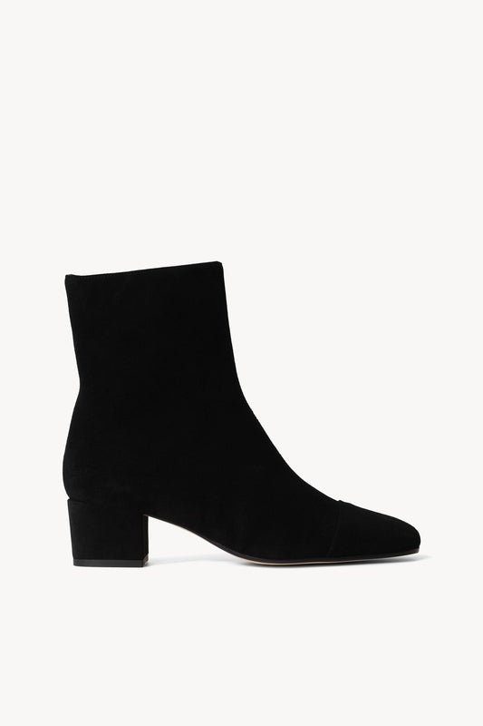 Aimee Short Boot Black Suede | STAUD Quality