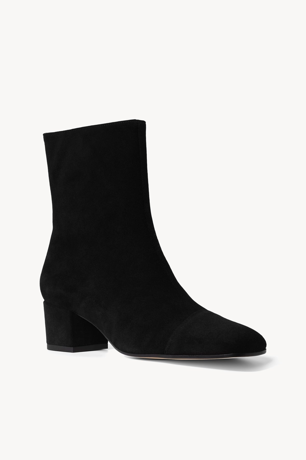 Aimee Short Boot Black Suede | STAUD Quality