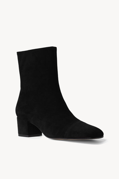 Aimee Short Boot Black Suede | STAUD Quality