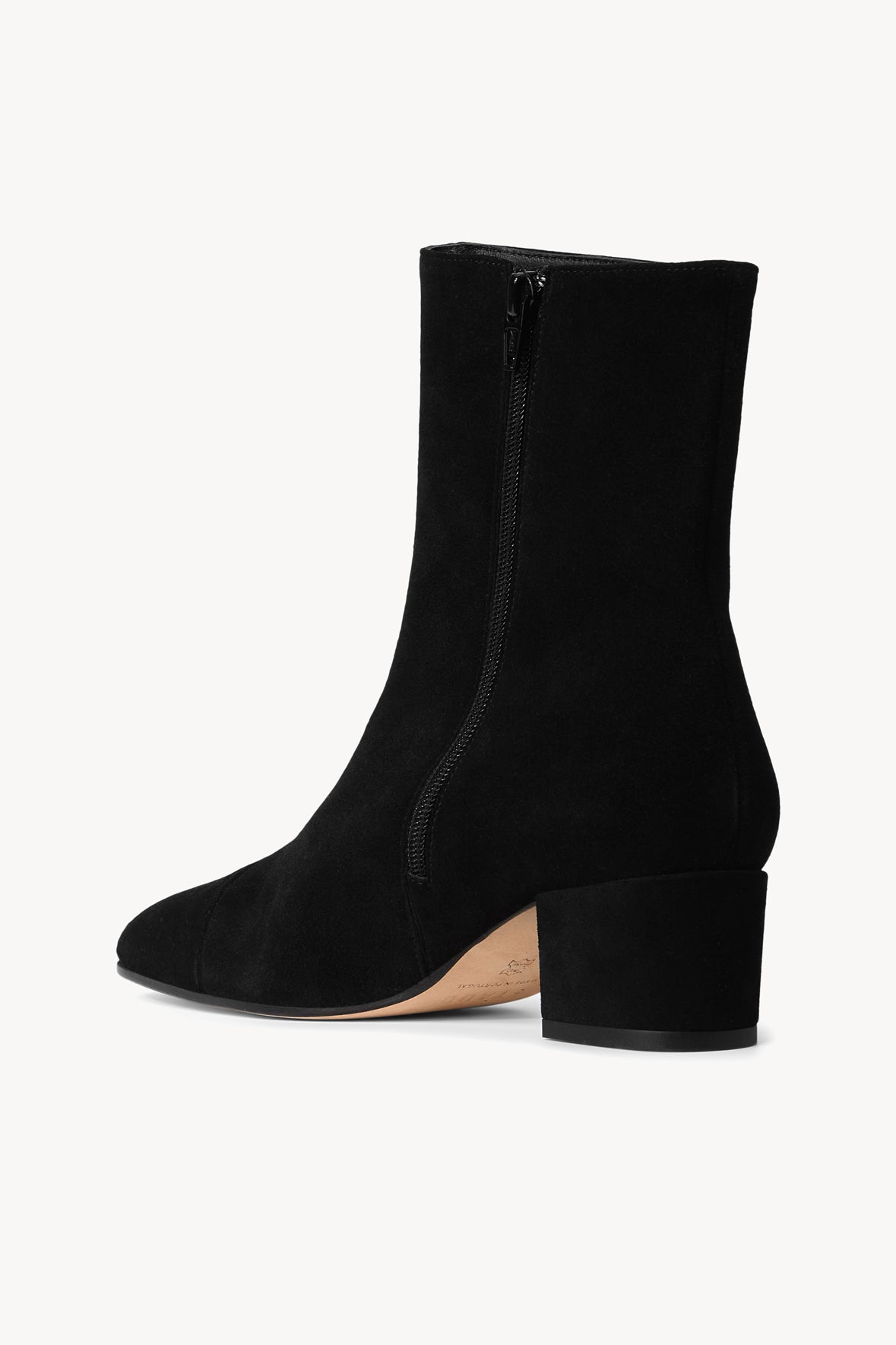 Aimee Short Boot Black Suede | STAUD Quality
