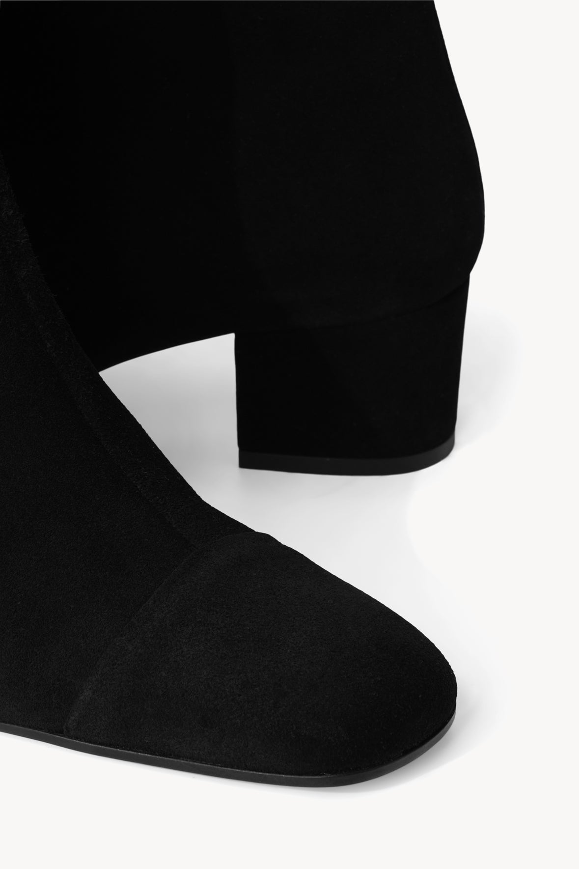 Aimee Short Boot Black Suede | STAUD Quality