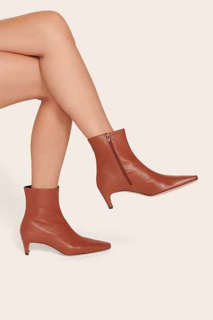 Wally Ankle Boot Tan | STAUD Featured