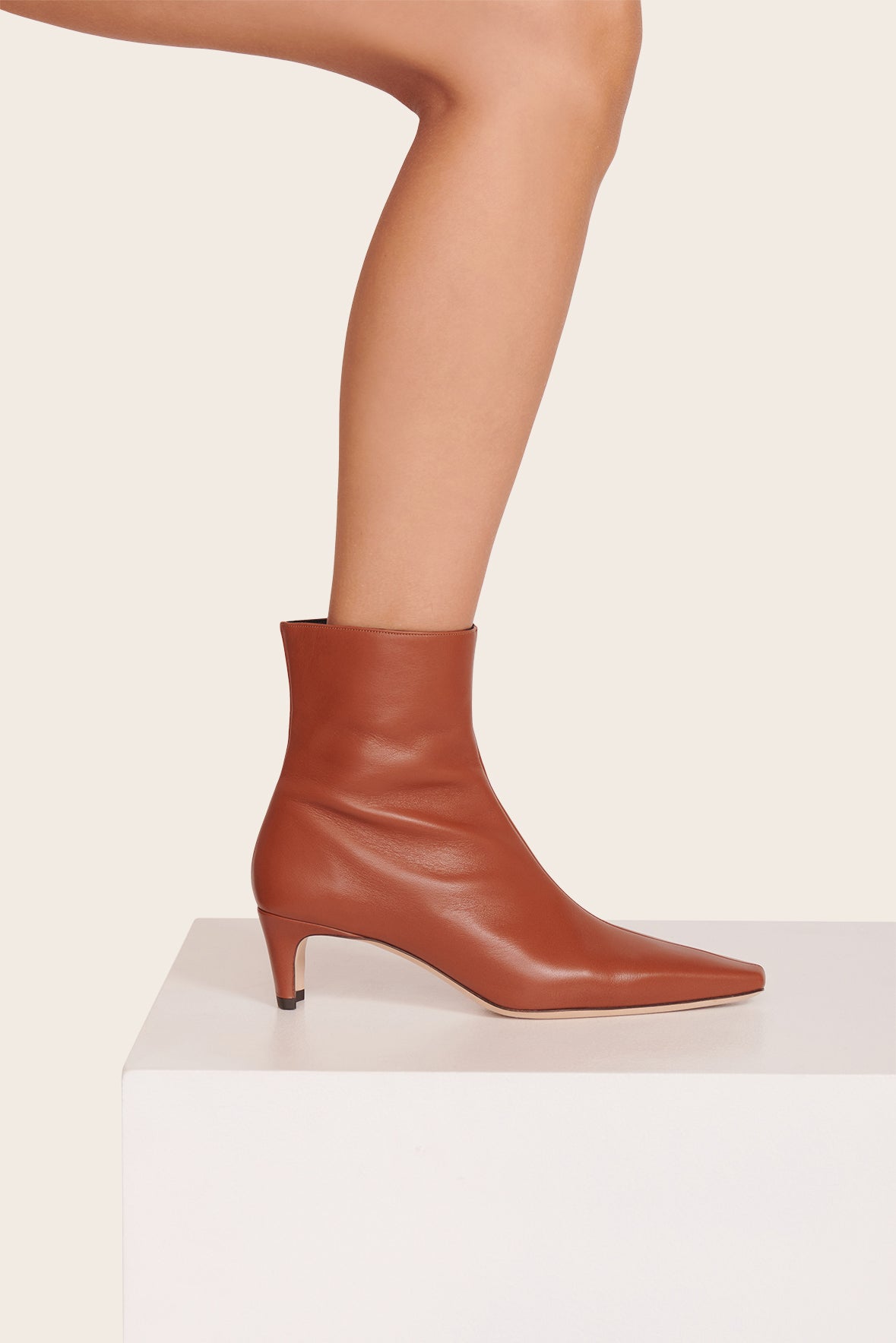 Wally Ankle Boot Tan | STAUD Featured