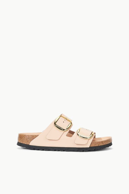Birkenstock Arizona Big Buckle Sandal - High Shine New Beige | STAUD Best Seller