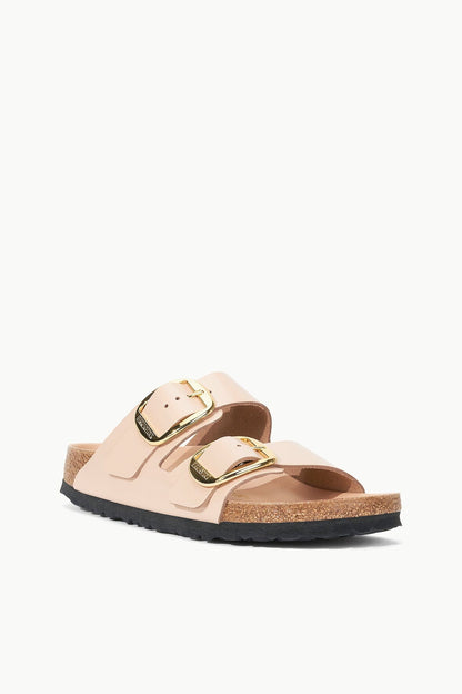 Birkenstock Arizona Big Buckle Sandal - High Shine New Beige | STAUD Best Seller