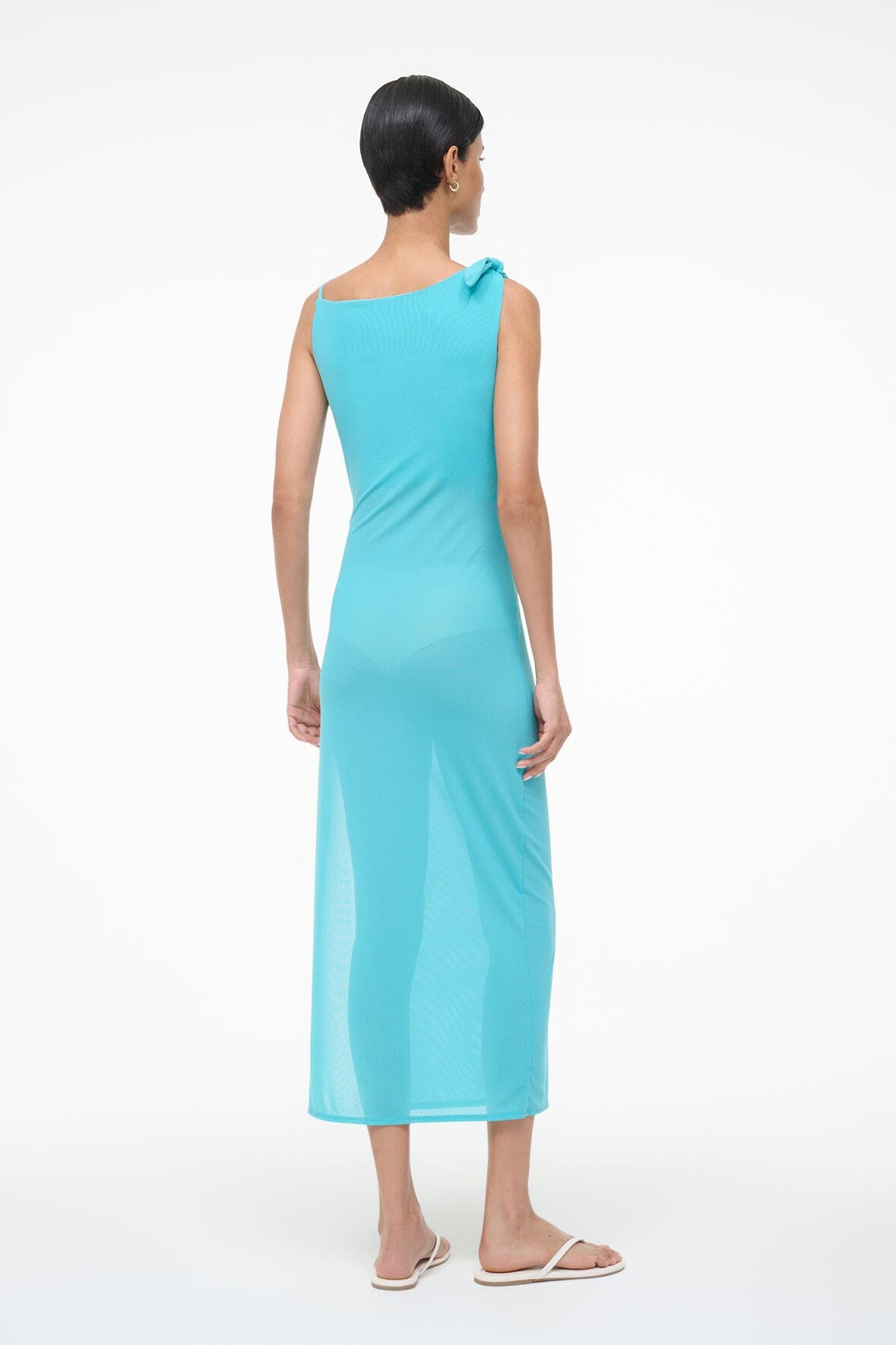 Vienna Dress Teal | STAUD Trending