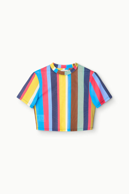 Fernanda Coverup Top Market Stripe | STAUD Latest