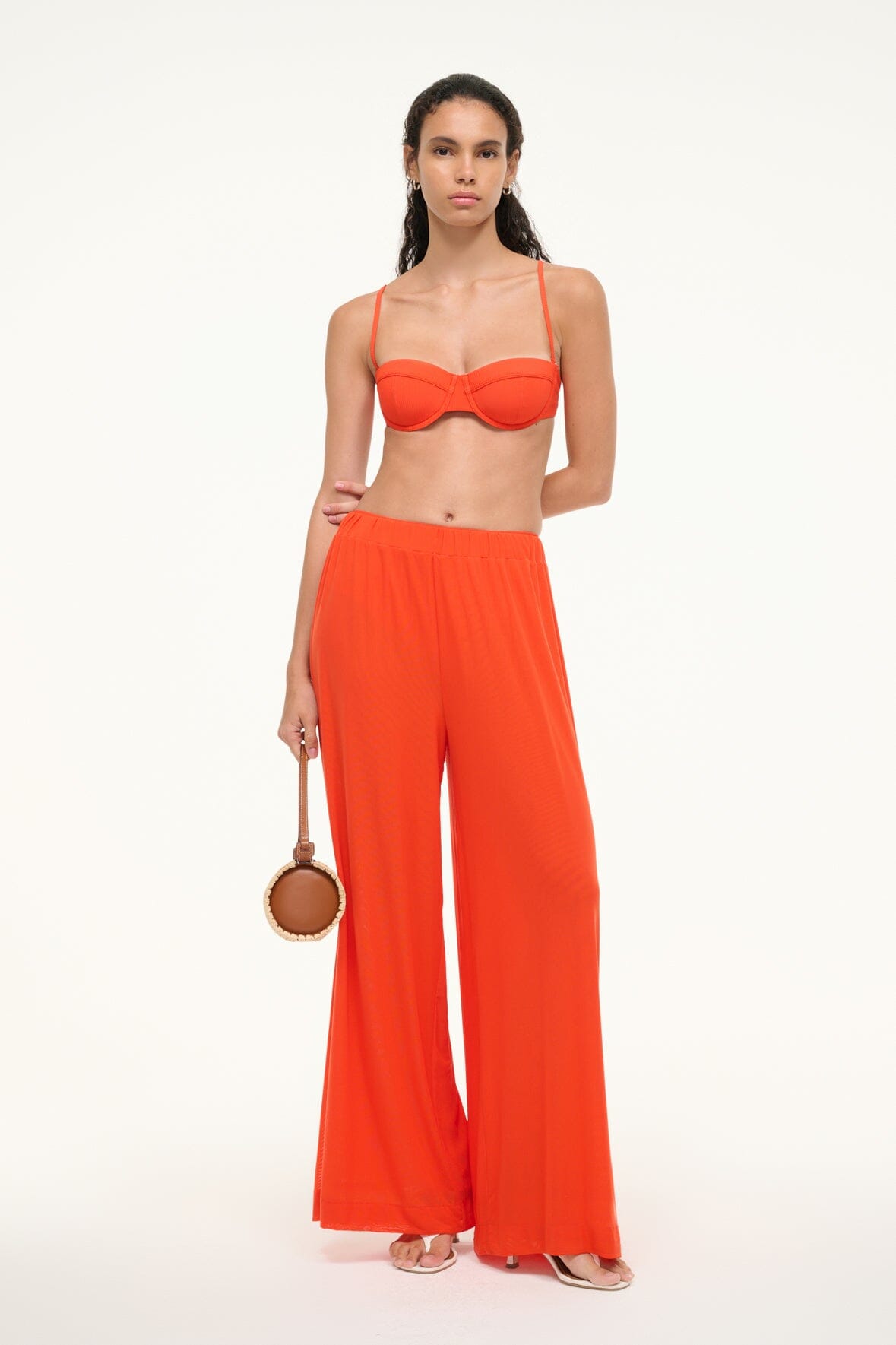Jo Balconette Bikini Top Cayenne | STAUD Smart Buy