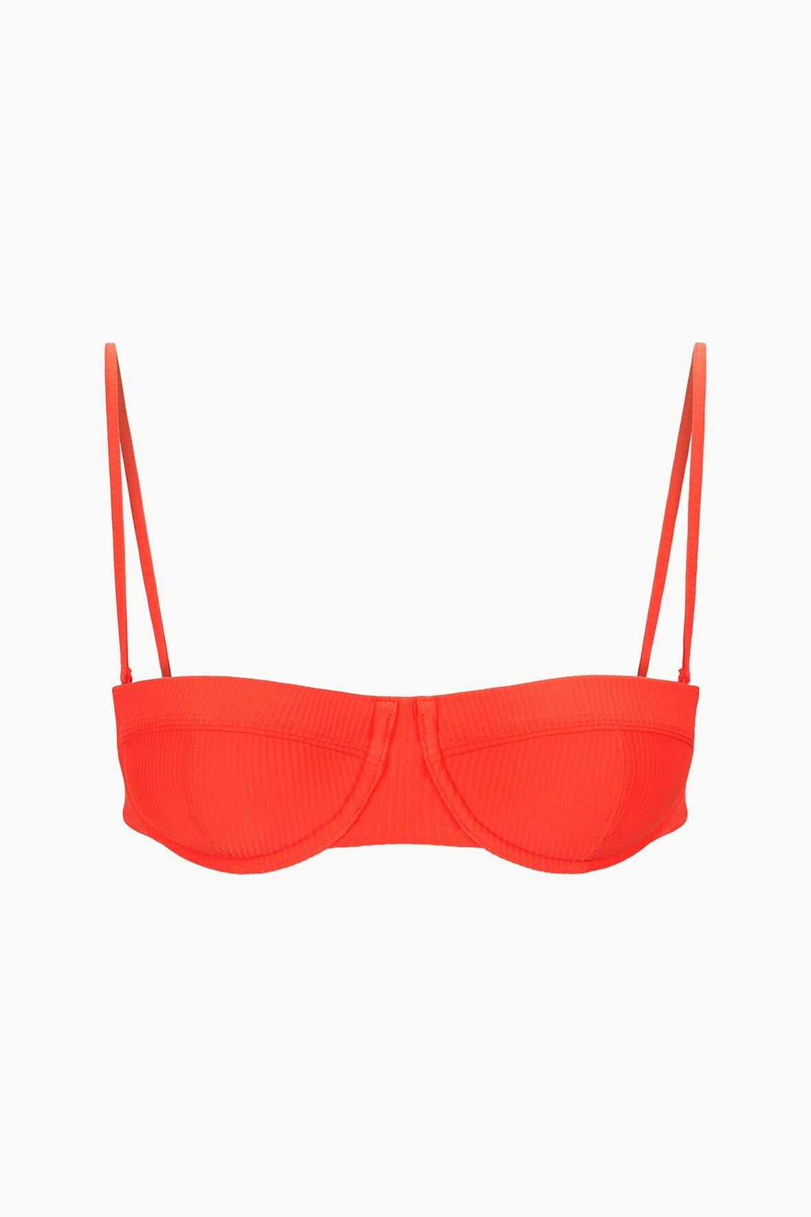 Jo Balconette Bikini Top Cayenne | STAUD Smart Buy