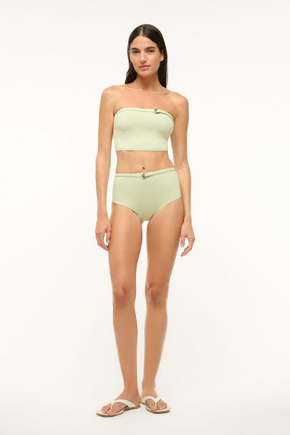Belted Wailea Bikini Bottom Pale Jade | STAUD Best Price