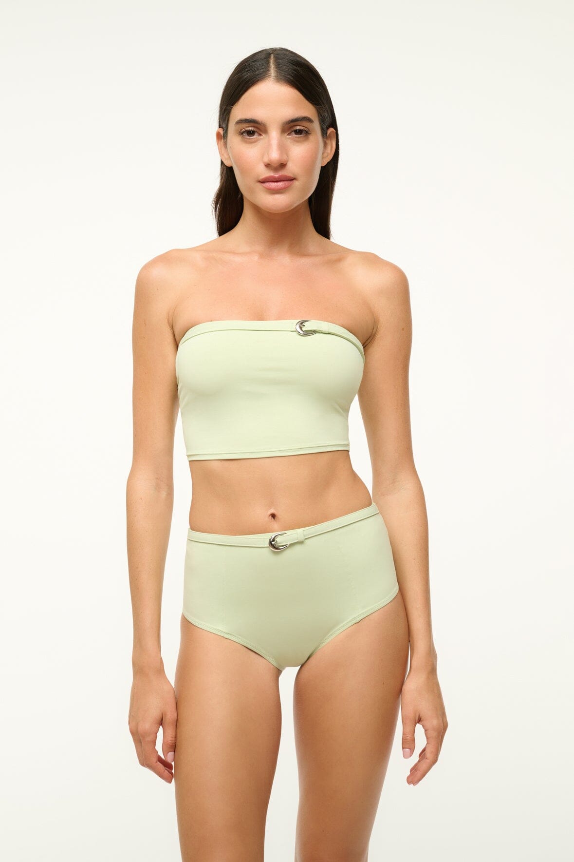 Belted Wailea Bikini Bottom Pale Jade | STAUD Best Price