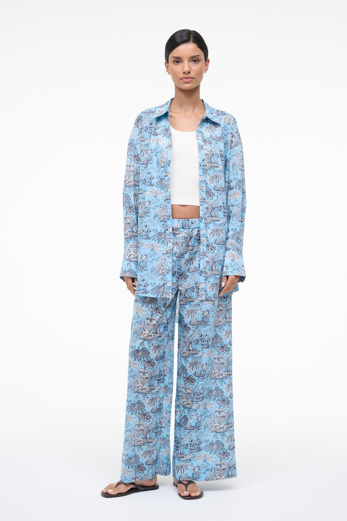 Sandbar Top Sky Toile | STAUD Recommended