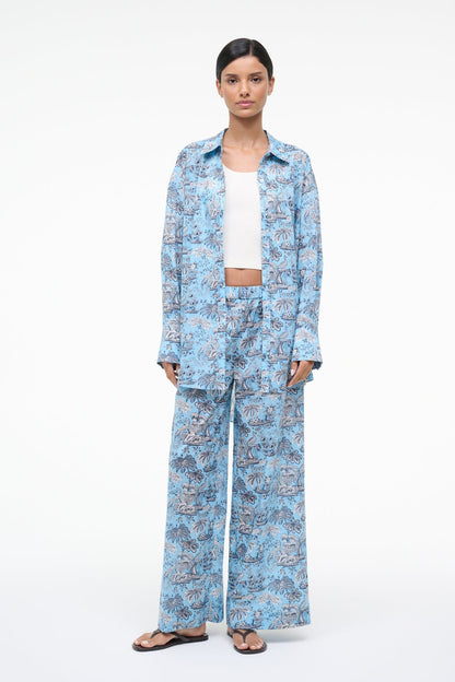 Sandbar Top Sky Toile | STAUD Recommended