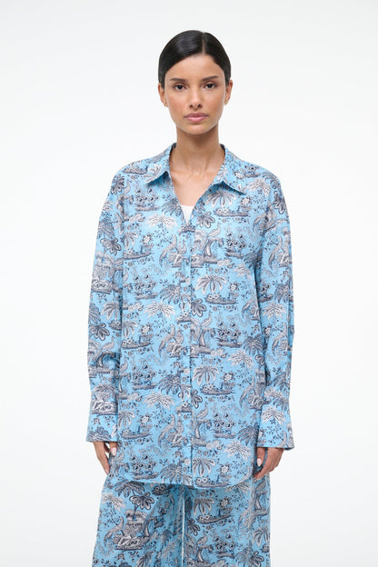 Sandbar Top Sky Toile | STAUD Recommended