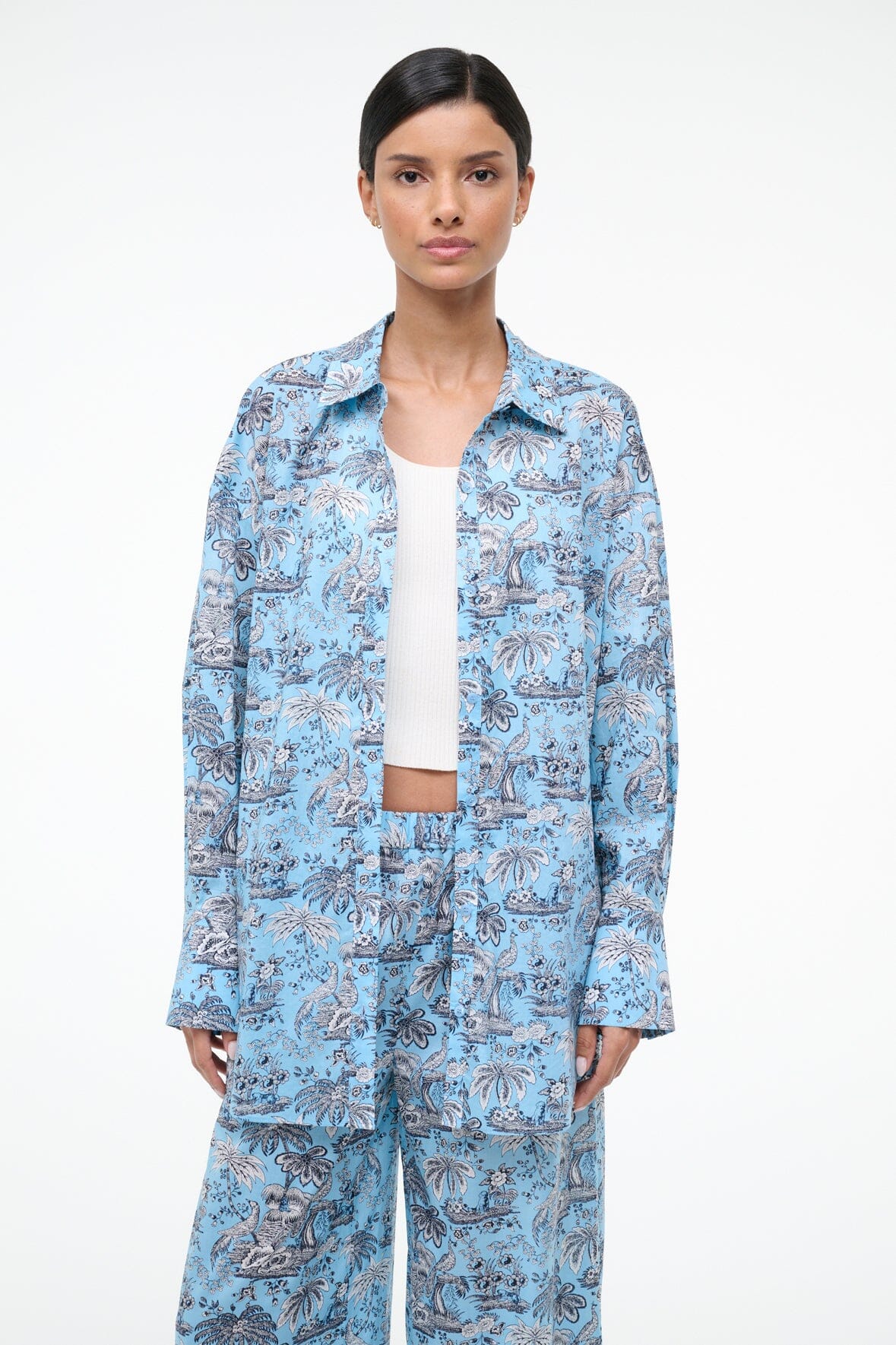 Sandbar Top Sky Toile | STAUD Recommended