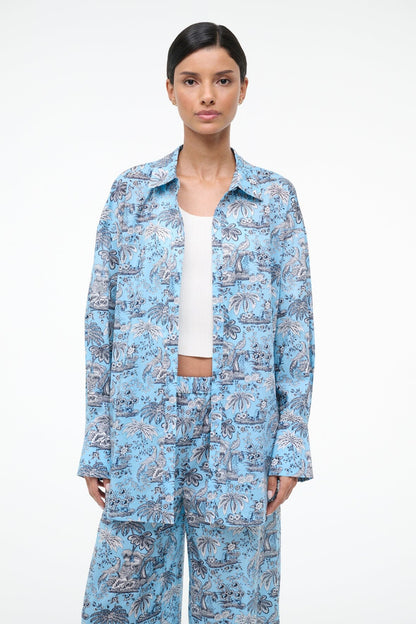 Sandbar Top Sky Toile | STAUD Recommended