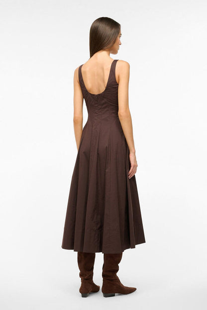 Wells Dress Earth 1 | STAUD Trending