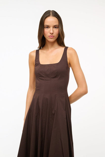 Wells Dress Earth 1 | STAUD Trending