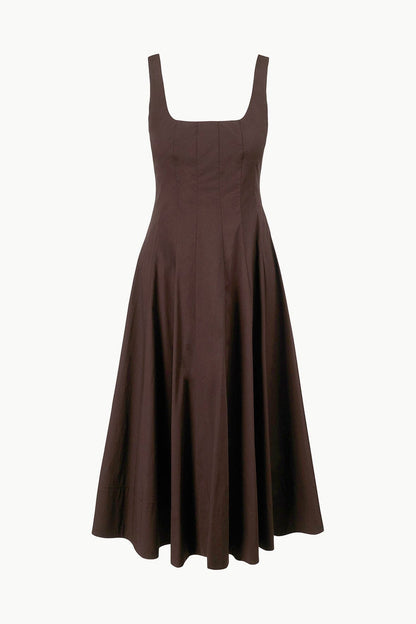 Wells Dress Earth 1 | STAUD Trending