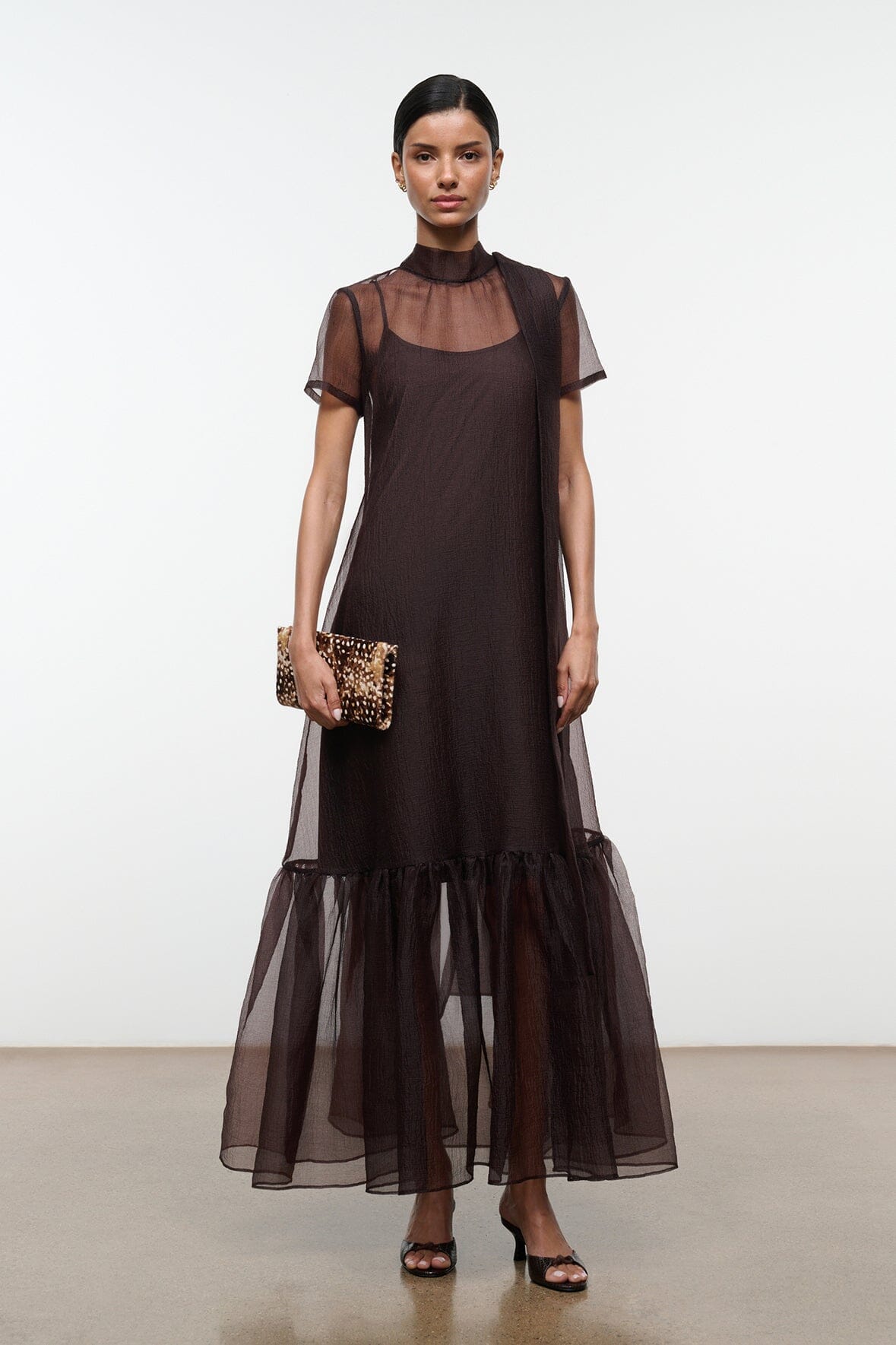 Calluna Dress Earth | STAUD Great Value