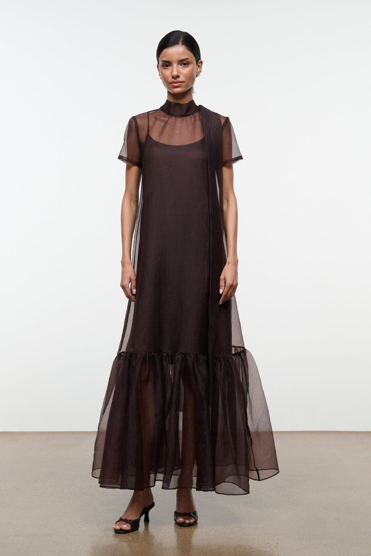Calluna Dress Earth | STAUD Great Value