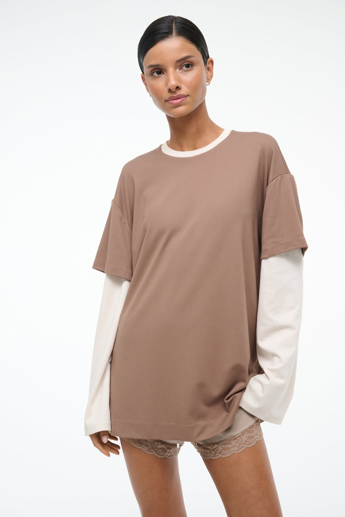 William Tee Taupe/Ecru | STAUD Sale
