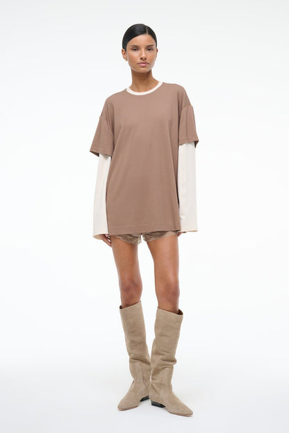 William Tee Taupe/Ecru | STAUD Sale