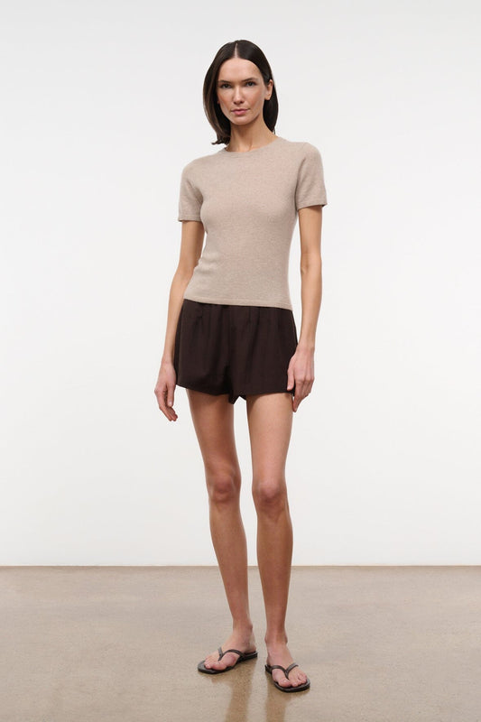 Easy Cashmere Tee Stone | STAUD Premium
