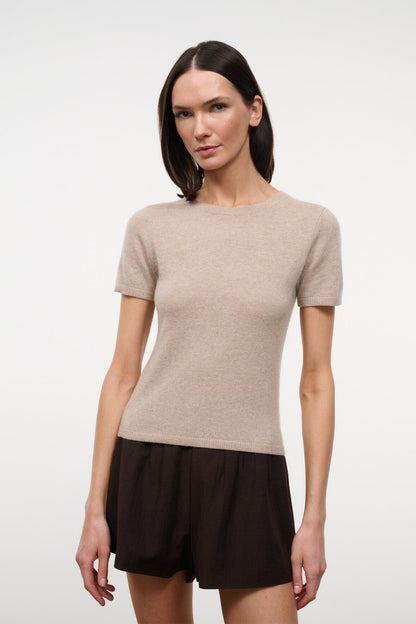 Easy Cashmere Tee Stone | STAUD Premium