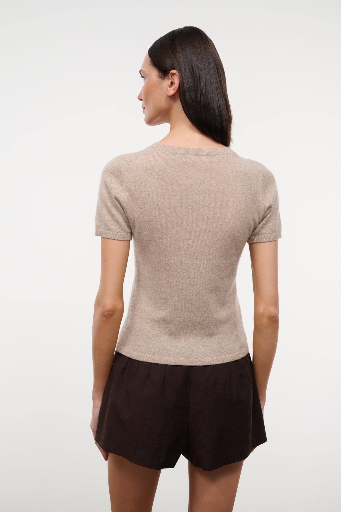 Easy Cashmere Tee Stone | STAUD Premium