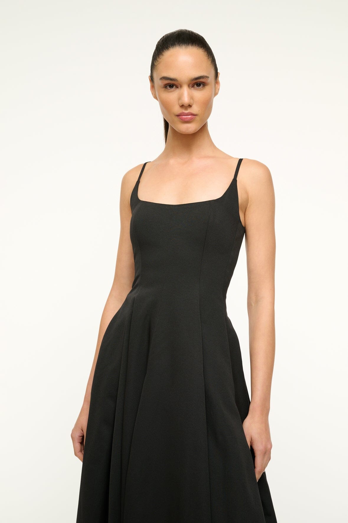 Joy Maxi Dress Black | STAUD New