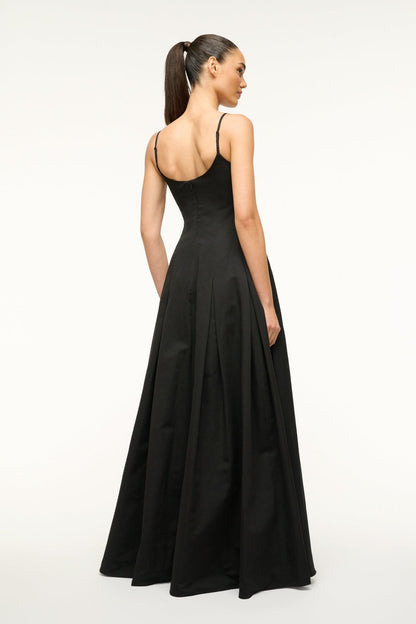 Joy Maxi Dress Black | STAUD New