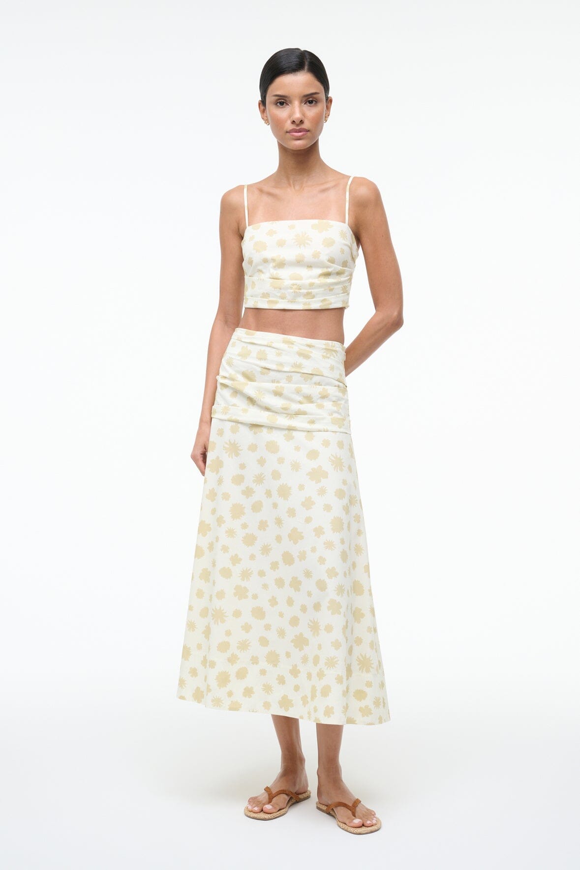 Lorenzo Top Meringue Ditsy | STAUD Signature