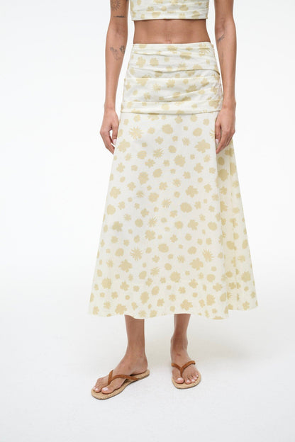 Sol Skirt Meringue Ditsy | STAUD Top Pick