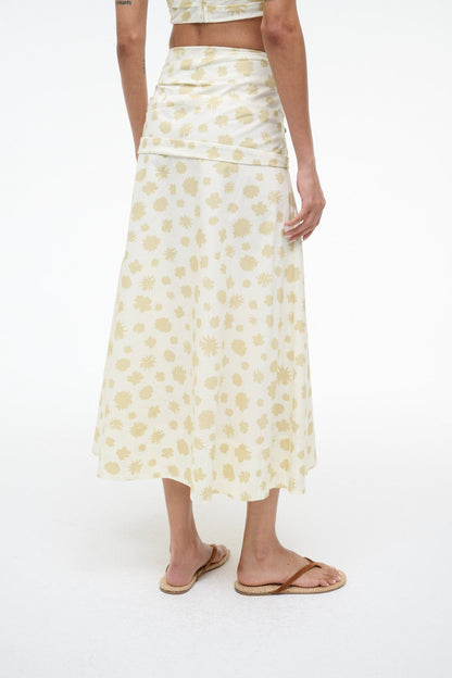 Sol Skirt Meringue Ditsy | STAUD Top Pick